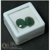 Image 1 : #74-GREEN EMERALD GEMSTONES OVAL 5.0CT