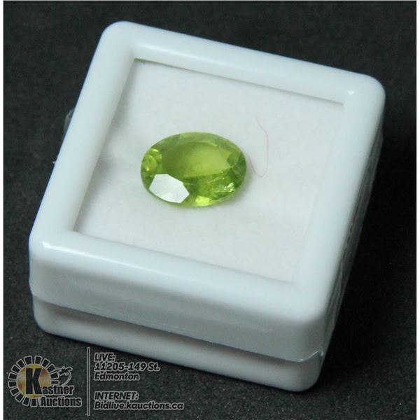 #66-GREEN PERIDOT GEMSTONES 3.25CT