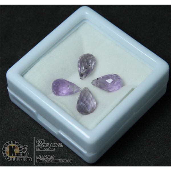 #34-PURPLE AMETHYST GEMSTONES 10.50CT