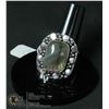 Image 1 : #251-NATURAL FIRE LABRADORITE RING SIZE 8.75