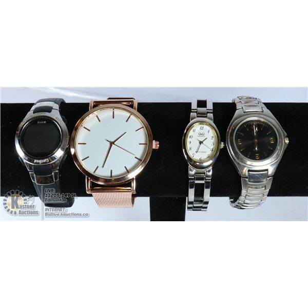 4 LADIES WATCHES