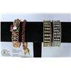 Image 1 : GEMMED RHINESTONE BANGLES