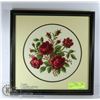 Image 1 : NEEDLE POINT FLORAL - PRO FRAMED