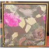 Image 1 : LOT OF 2 GOLD TONE FLORAL PICTURES