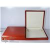Image 1 : PAIR OF TEAK WOOD JEWELRY CASES