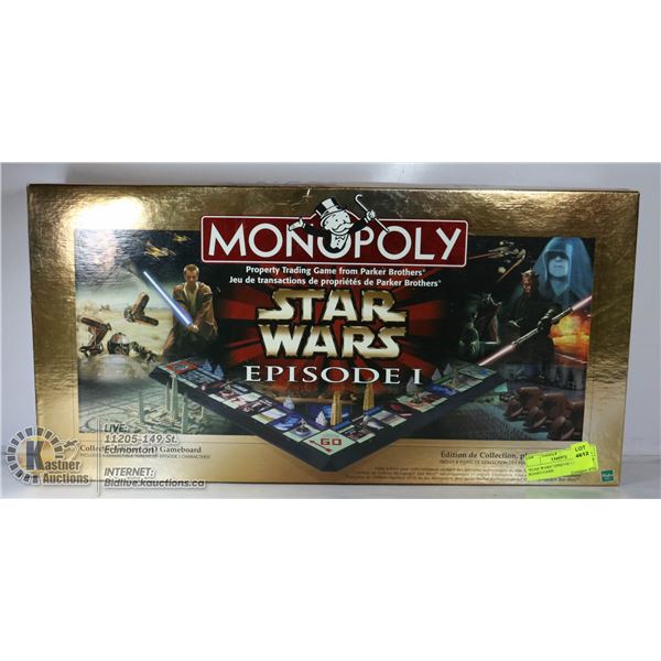 "STAR WARS" EPISODE 1 MONOPOLY BOARD GAME