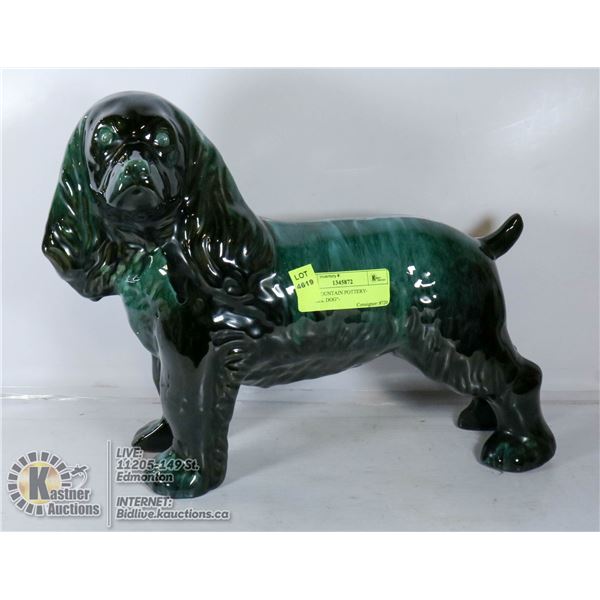 BLUE MOUNTAIN POTTERY- "SPANIEL DOG"-