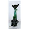 Image 1 : BLUE MOUNTAIN POTTERY- "SIAMESE CAT"- 12.5" TAL