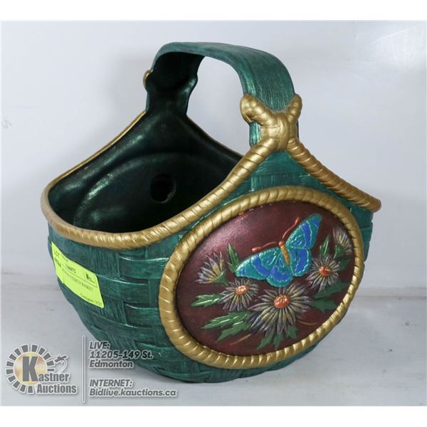 HOME DCOR BUTTERFLY BASKET