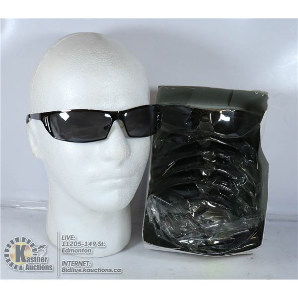 BOX OF METAL FRAME SUNGLASSES.