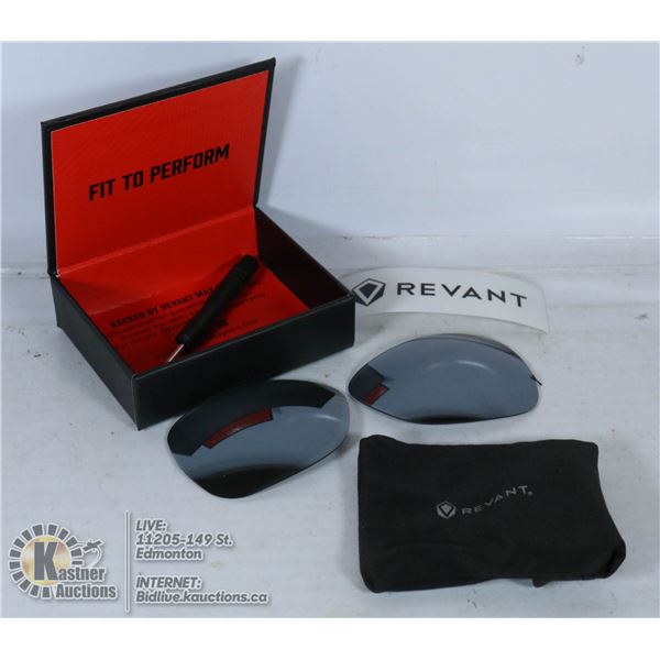 REVANT REPLACEMENT TITANIUM POLARIZED LENSES.