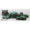 Image 1 : BLUE MOUNTAIN POTTERY- "PERSIAN CATS"- 3 WITH