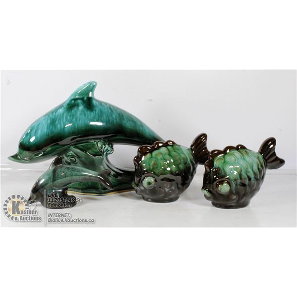 BLUE MOUNTAIN POTTERY- "FROM THE OCEAN" SET OF 4