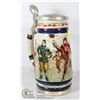 Image 1 : DECORATIVE COLLECTIBLE "FOOTBALL" BEER STEIN