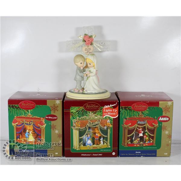 CARLTON CARDS BOXED "MOVIE" THEMED ORNAMENTS