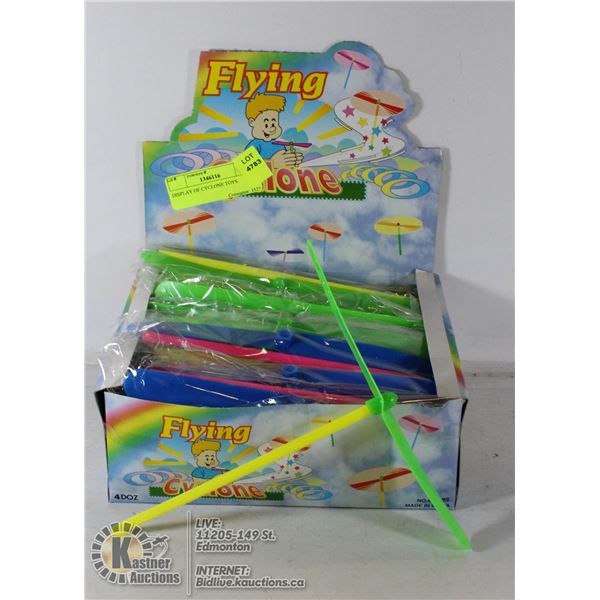 DISPLAY OF CYCLONE TOYS