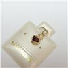 Image 1 : BZ390-122 14K  GARNET PENDANT