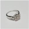 Image 1 : BZ390-131 SILVER 7 DIAMOND RING