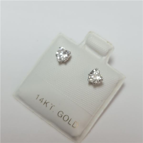 BZ390-143 14K  CZ EARRINGS