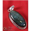 Image 1 : #200- NATURAL FIRE LABRADORITE PENDANT
