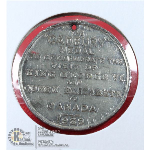 GEORGE VI CADBURY CORONATION MEDAL