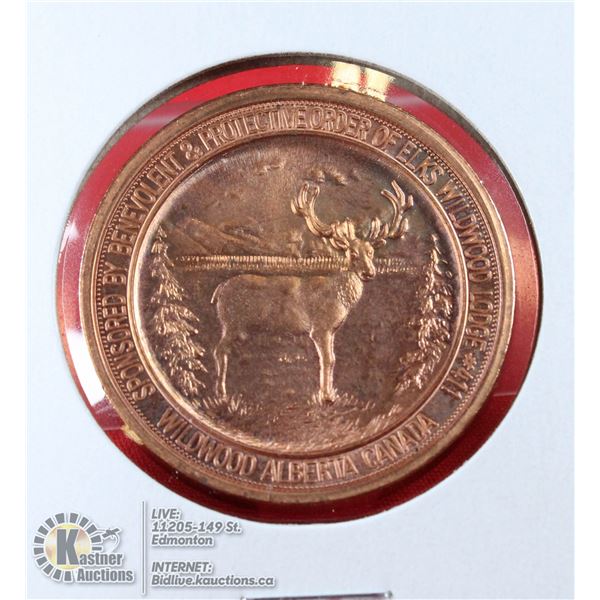 WILDWOOD ALBERTA $2 TRADE DOLLAR 1983