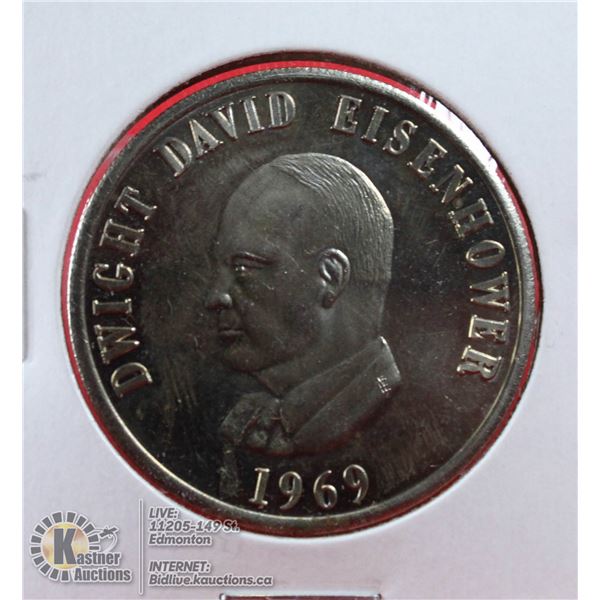 1969 DWIGHT D EISENHOWER INAUGRATION MEDAL