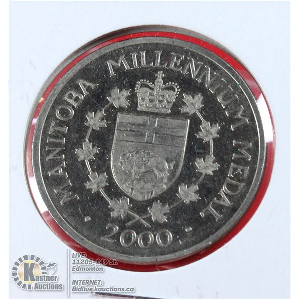 LT. GOVERNOR OF MANITOBA MILLENIUM MEDAL
