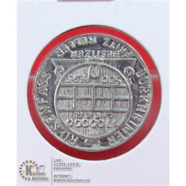 1934 GERMAN BEER HALL TOKEN