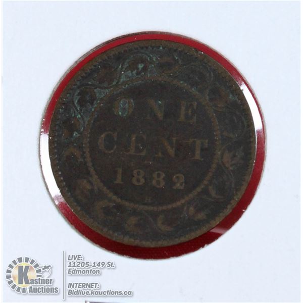 1882H VICTORIAN CANADA LARGE CENT