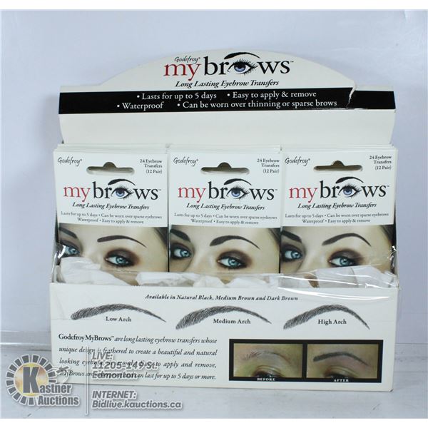 CASE OF GODEFROY MYBROWS LONG LASTING EYEBROW