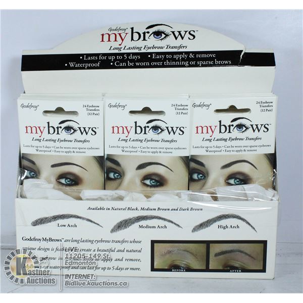 CASE OF GODEFROY MYBROWS LONG LASTING EYEBROW
