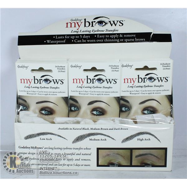 CASE OF GODEFROY MYBROWS LONG LASTING EYEBROW