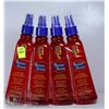 Image 1 : LOT OF 4 RED-E TO GO FRIZZ-LESS HUMIDITY BLOCKING