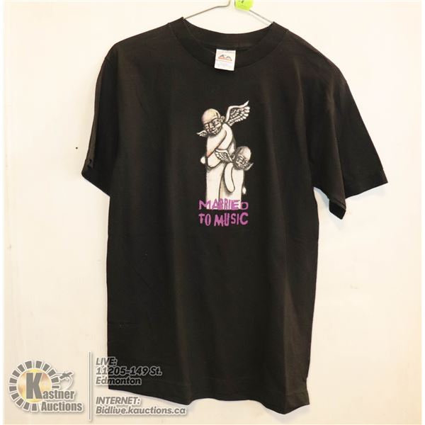 NEW MARRIED TO MUSIC SIZE SMALL T-SHIRT.