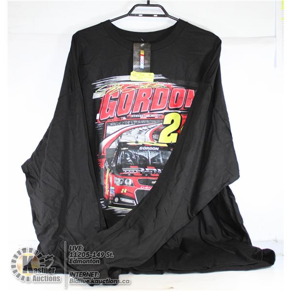 NASCAR "GORDON" FRONT RUNNER T-SHIRT- BLACK 3XL