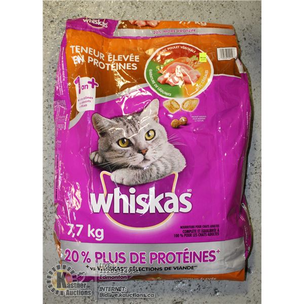 7.7 KG WHISKAS CAT FOOD