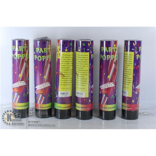 BAG OF NEW PARTY POPPERS