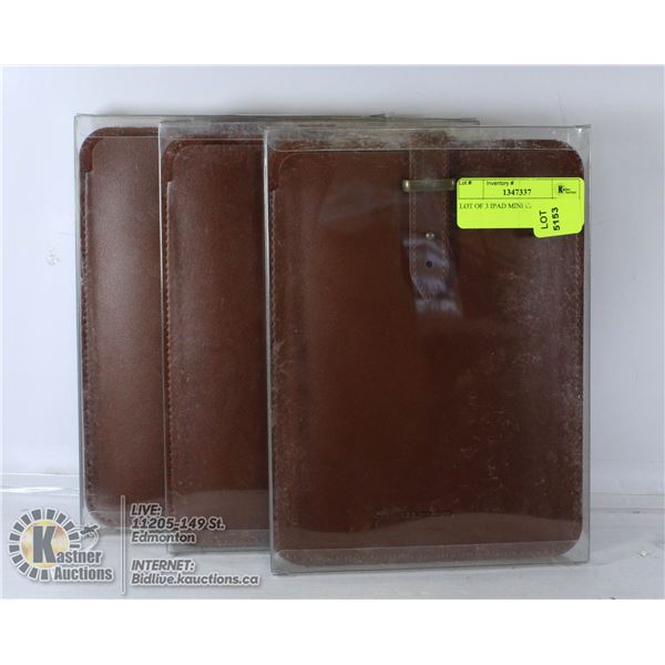 LOT OF 3 IPAD MINI CASES