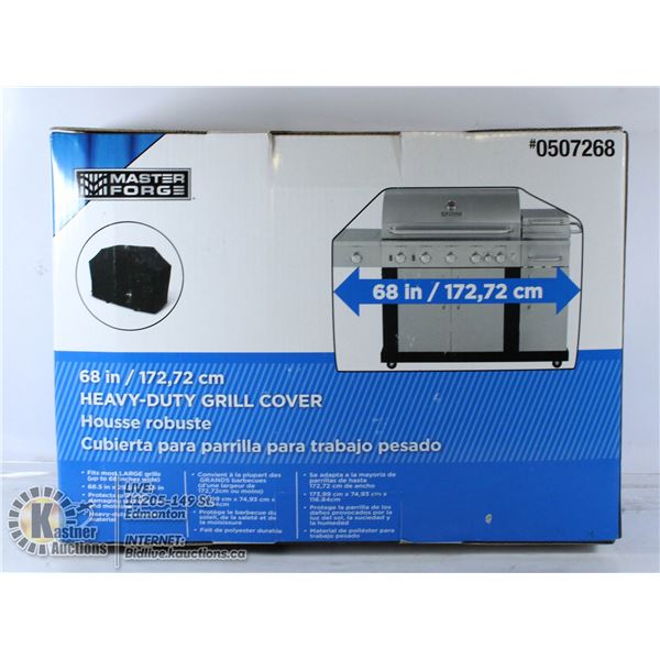 NEW MASTER FORGE 68" BBQ COVER