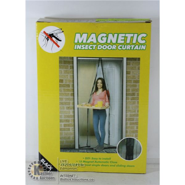 MAGNETIC INSECT DOOR CURTAIN