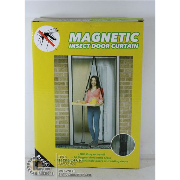 MAGNETIC INSECT DOOR CURTAIN
