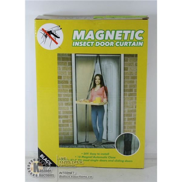 MAGNETIC INSECT DOOR CURTAIN