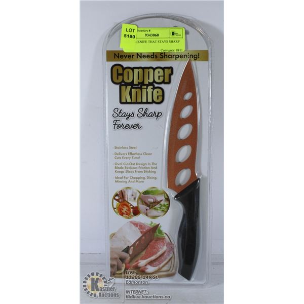 COPPER KNIFE THAT STAYS SHARP