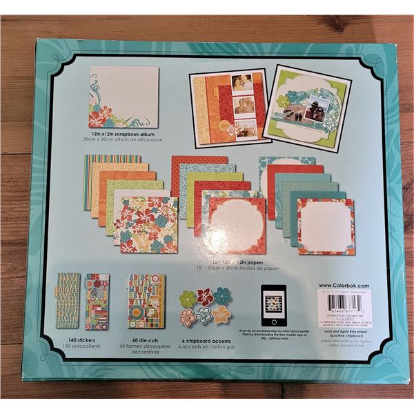 19)  FACTORY SEALED SCRAPBOOK KIT, INCLUDES: