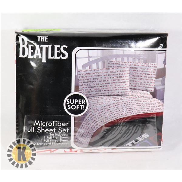 NEW MICROFIBER MICROFIBER FULL SHEET SET THE BEATL