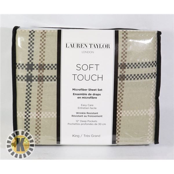 NEW KING SIZE MICROFIBER SHEET SET