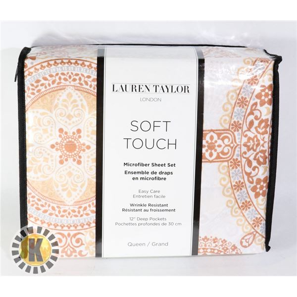 NEW QUEEN SIZE MICROFIBER 4PC SHEET SET