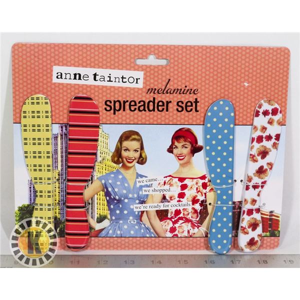 NEW 4PC MELAMINE SPREADER SET