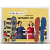 Image 1 : NEW 4PC MELAMINE SPREADER SET